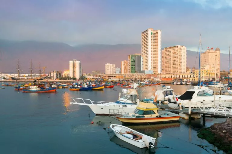Marina en Iquique, Chile