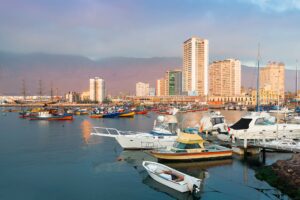 Marina en Iquique, Chile